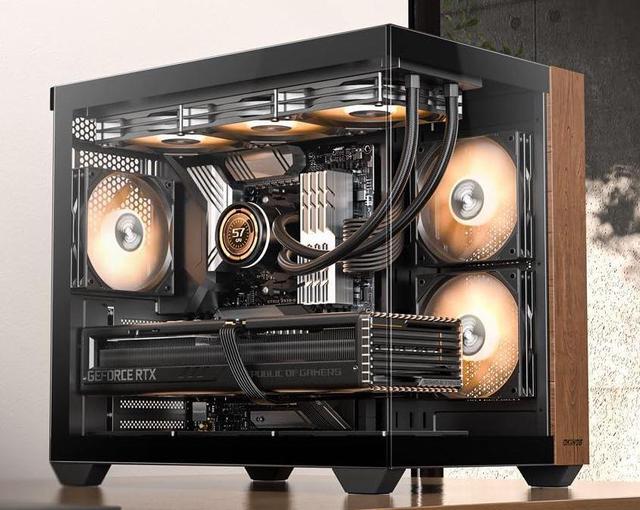 PRC MidnightOak Custom Gaming Desktop PC Intel Core I7-12700K 3.6GHz 12-Core 16GB DDR4 1TB NVMe M.2 SSD 4TB SSD GeForce RTX 4070 12GB GDDR6X Wi-Fi BT 360mm ARGB AIO Liquid Cooling Windows 11 Home