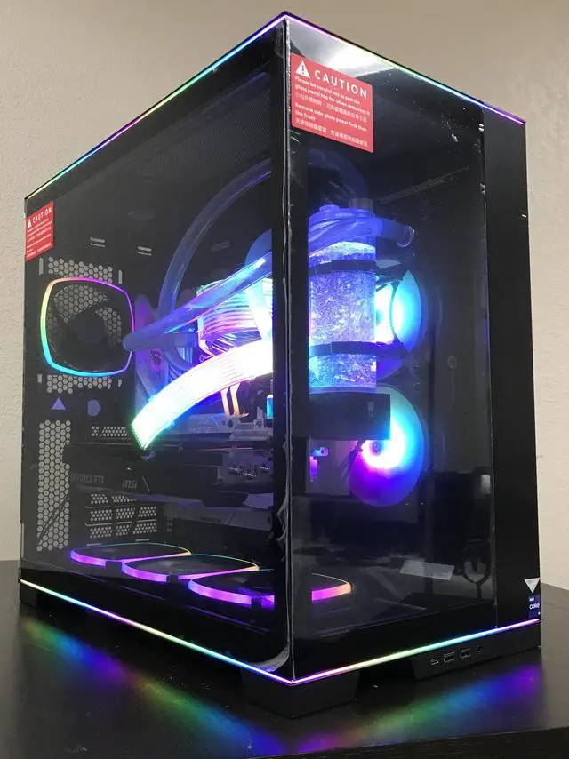 PRC Ultimate Water-Cooled Gaming Desktop PC i9-13900K 3.0GHz 24-Core 32GB DDR5 4TB NVMe SSD 10TB HDD NVIDIA GeForce RTX 4080 16GB GDDR6X Wi-Fi Bluetooth Windows 11 Home