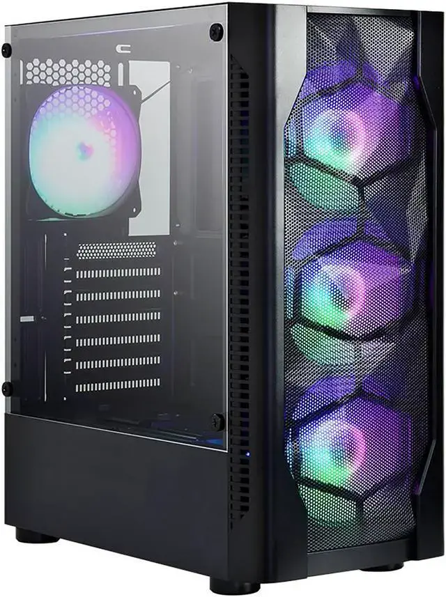 PRC X-FORCE Special Edition Custom Gaming PC Intel Core i7-9700 3.0GHz Eight-Core 16GB DDR4 1TB SSD NVIDIA GeForce RTX 3080 10GB GDDR6 802.11AC Wi-Fi Bluetooth 5.0 W10 Home
