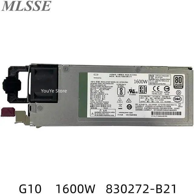 PSU For G10 1600W Server Power Supply 830262-001 830270-201 863373-001 830272-B21