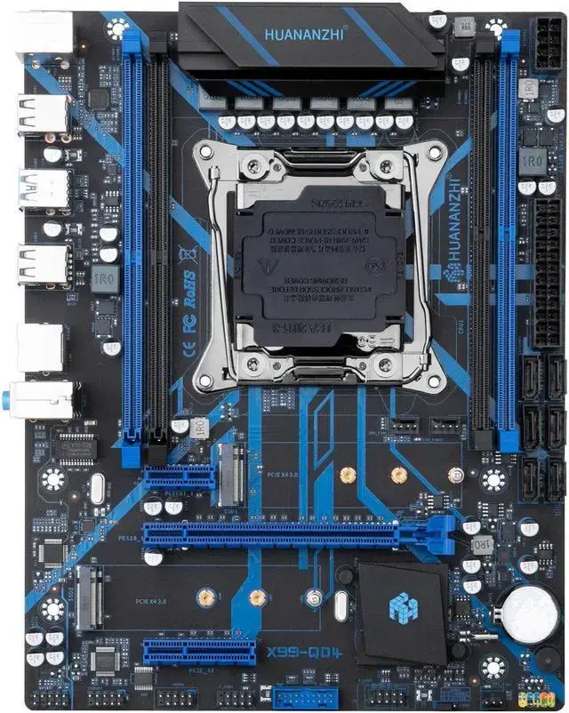 QD4 X99 Motherboard Combo with E5 2620v3 2*8GB DDR4 RECC 2133 Support NVME USB3.0 SATA