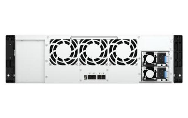 QNAP TL-R1600PES-RP-US 16 Bay 3U Short Depth Rackmount PCIe Interface SATA JBOD For Petabyte-Scale Expansion (Diskless)