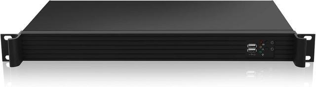 RackChoice 1U Rackmount Server Chassis 9.84" Depth Support Mini-itx M/B Only