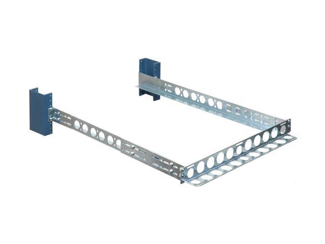 RackSolutions 1U 2Post Universal Rack Rail With Wirebar 24" Depth Compatible With Dell HP IBM Cable Management Included