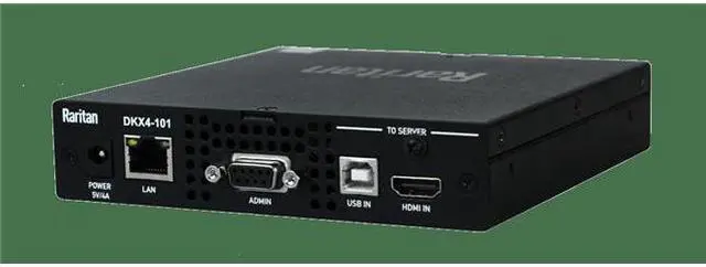 Raritan DKX4-101 4K KVM over IP Switch Single Port Ultra Performance Solution