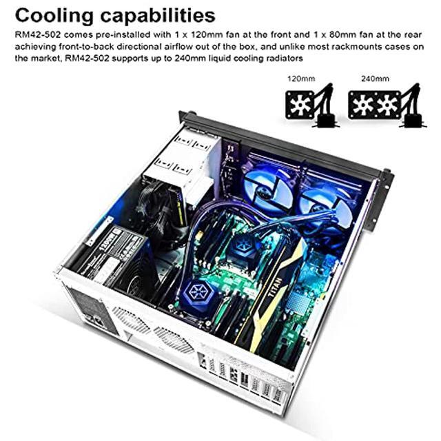 Rm42-502 4U Rackmount Server Chassis With Liquid Cooling Compatibility Rm42-502-X