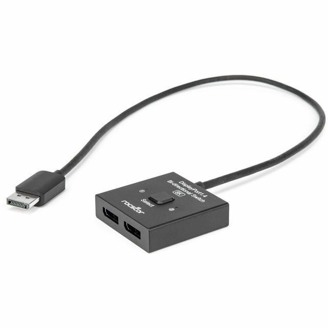 Rocstor Premium DisplayPort1.4 Bi-directional Switcher For 8K - 4K 8K - 7680 X 4320 - 3 X DisplayPort