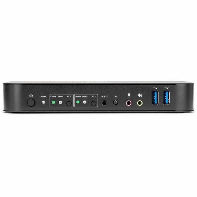 Rocstor Solid KVM SK05 DisplayPort 1.4 And USB 3.0 2?1 KVM Switch - 4K - 4096 X 2160 - 6 X USB - USB 2.0 - 3 X DisplayPort