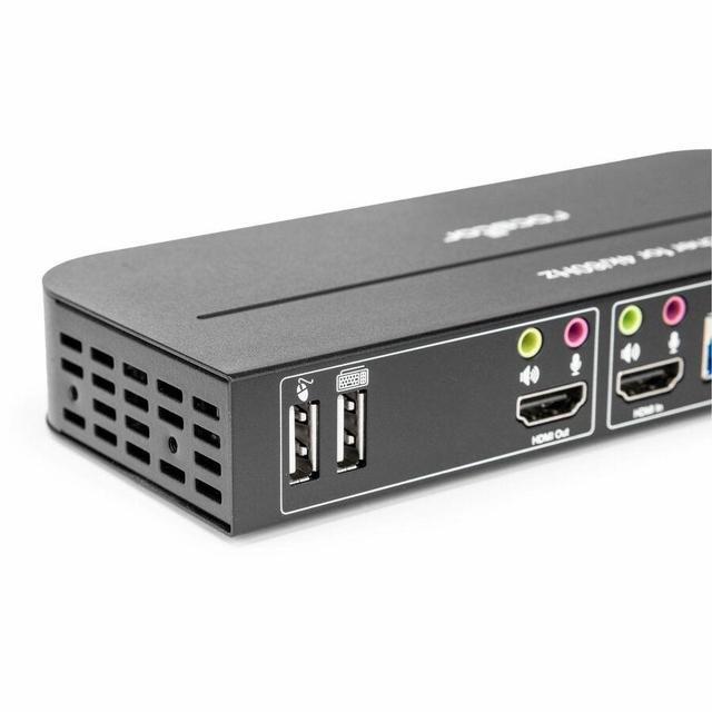 Rocstor SolidKVM SK06 4K HDMI And USB 3.0 2?1 KVM Switch - 2 Computer(s) - 1 Local User(s) - 4K - 4096 X 2160 - 6 X USB - USB 2.0 - 3 X HDMI