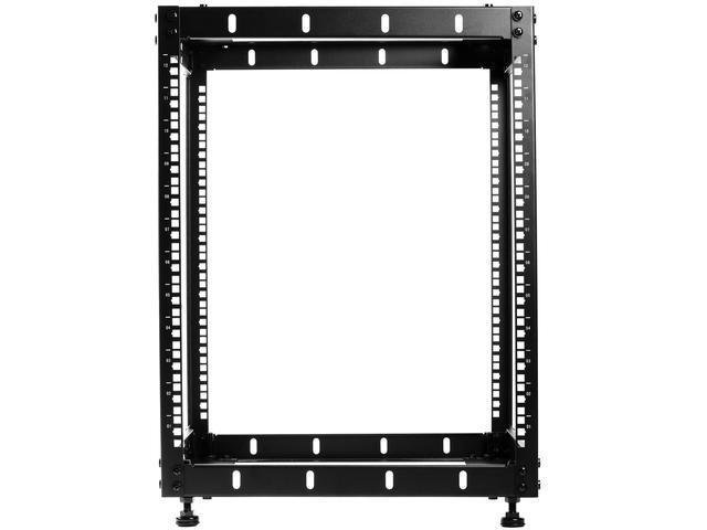 Rosewill 12U Open Frame Network Rack For Servers & AV Gear Server Rack Floor Standing Or Wall Mounted AV Rack For 19" Networking Servers And Audio 20 Inches Depth-RSWR-12U001