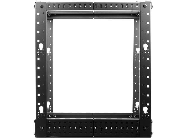 Rosewill 12U Open Frame Server Rack 4-Post Network Server Rack Adjustable Depth Frame Rack Heavy Load Rack For Computer/Data/AV/IT Equipment/Network Equipment-RSR-4P12U001