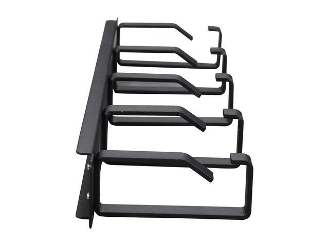 Rosewill 1U Cable Manager With 5 Metal Rings RSA-1UCA002