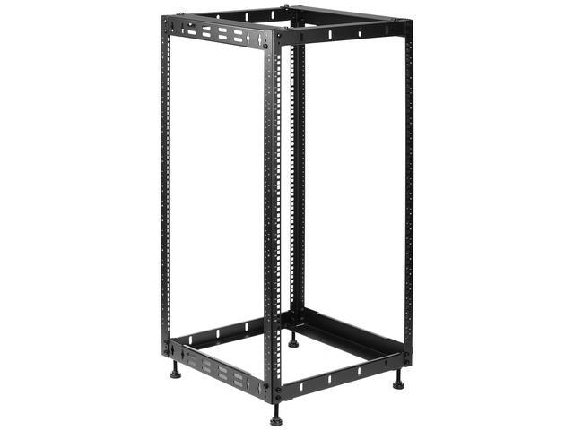 Rosewill 20U Open Frame Network Rack For Servers & AV Gear Server Rack Floor Standing Or Wall Mounted AV Rack For 19" Networking Servers And Audio 20 Inches Depth-RSWR-20U001