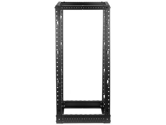 Rosewill 25U Open Frame Server Rack 4-Post Network Server Rack Adjustable Depth Frame Rack Heavy Load Rack For Computer/Data/AV/IT Equipment/Network Equipment-RSR-4P25U001