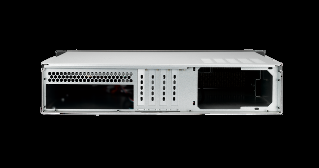 Rosewill 2U Server Chassis Rackmount Case 4 3.5"/2.5" HDD 1 5.25" Device Micro-ATX Compatible 2 X 80mm PWM Fans 2x USB 3.0 Silver/Black - RSV-Z2700U
