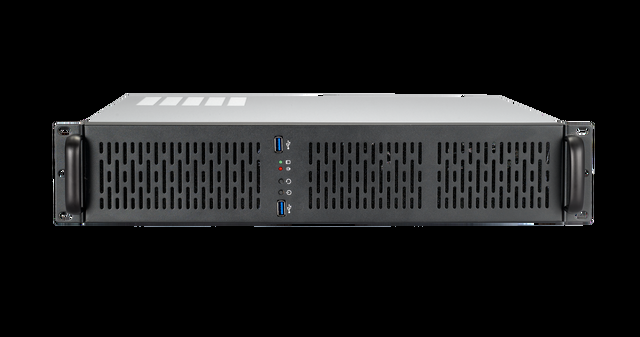 Rosewill 2U Server Chassis Rackmount Case 4 3.5" HDD Bays Micro-ATX Compatible 3 X 80mm PWM Fans 2x USB 3.0 Silver/Black - RSV-Z2600U