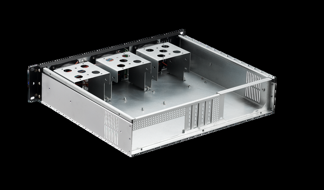 Rosewill 2U Server Chassis Rackmount Case 4 3.5" HDD Bays Micro-ATX Compatible 3 X 80mm PWM Fans 2x USB 3.0 Silver/Black - RSV-Z2600U