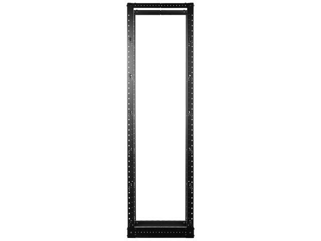 Rosewill 42U Open Frame Server Rack 4-Post Network Server Rack Adjustable Depth Frame Rack Heavy Load Rack For Computer/Data/AV/IT Equipment/Network Equipment-RSR-4P42U001