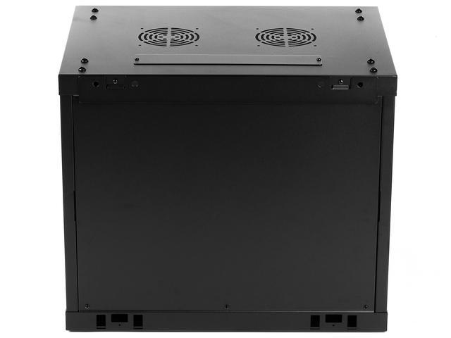 Rosewill 9U Server Rack Enclosure With Glass Door Locks & Removable Side Panels Wall Mount Network Cabinet 19 Inch Rack 17.7 Inches Deep Flat-Pack-RSWM-9U001F