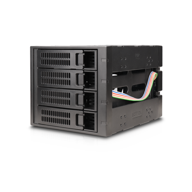 Rosewill Internal Hard Drive Enclosure - 3 X 5.25" To 4 X 3.5" Hot-Swap Enclosure - SATA I/II/III/ & SAS HDD - RSV-SATA-Cage-34