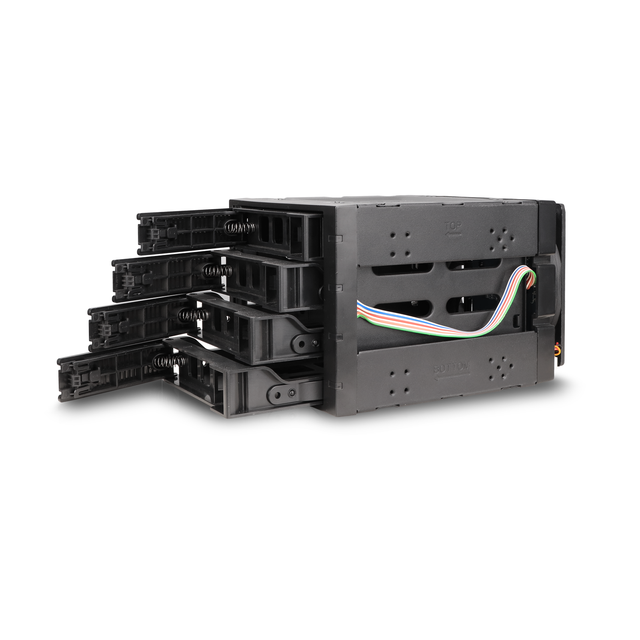 Rosewill Internal Hard Drive Enclosure - 3 X 5.25" To 4 X 3.5" Hot-Swap Enclosure - SATA I/II/III/ & SAS HDD - RSV-SATA-Cage-34