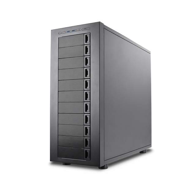 Rosewill THOR NAS - Full Tower Workstation Case Server Chassis Supports Up To 11 3.5" HDD And 13 2.5" SSD E-ATX Compatible 1x 140mm PWM Fan USB 3.2 Type-C Ideal For AI Servers DIY NAS Media Servers Small Business Applications