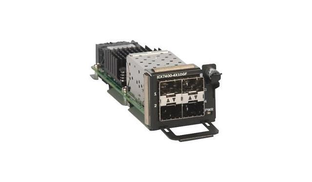 Ruckus ICX7400-4X10GF 4-Port 10-Gigabit 10GBase-T Expansion Module