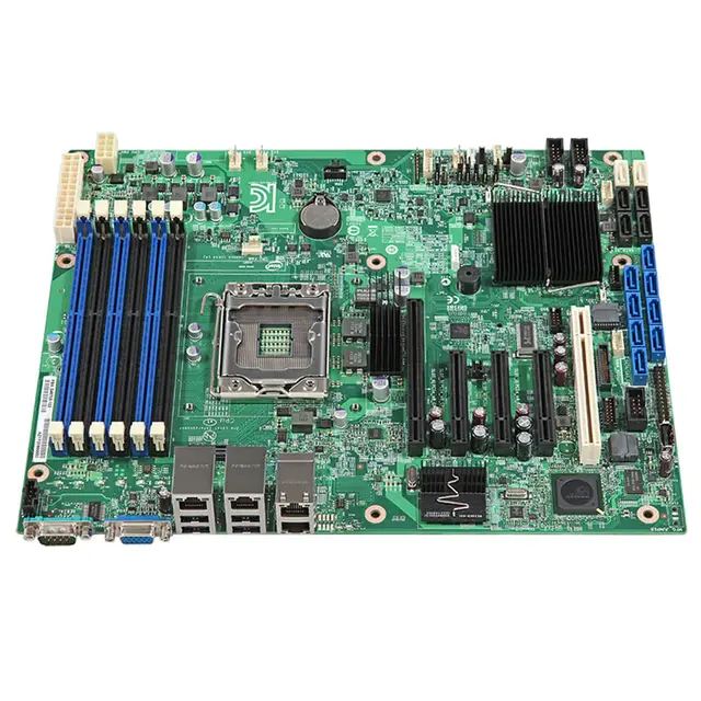 S1400FP2 For Intel Server Motherboard S1400FP Family Two NICs LAN Ports 2x 1GbE
