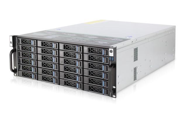 S465-24 12GB/Expander Expansion Backplane Distributed Storage Server 24 Drawer 4U Hot Plug Chassis Air Cooled Empty Chassis