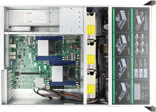 S465-24 12GB/Expander expansion backplane Distributed storage server 24 drawer 4U hot plug chassis Air cooled empty chassis
