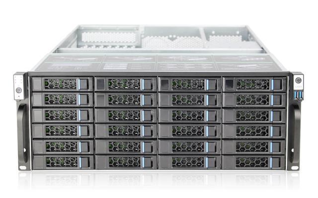 S465-24 6GB/Expander Expansion Backplane Distributed Storage Server 24 Drawer 4U Hot Plug Chassis Air Cooled Empty Chassis