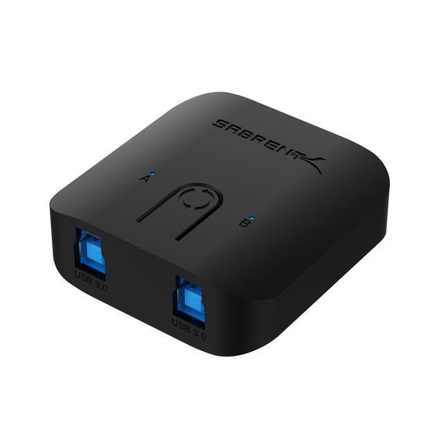 SABRENT USB 3.0 Sharing Switch For Multiple Computers And Peripherals LED Device Indicators (USB-SW30)