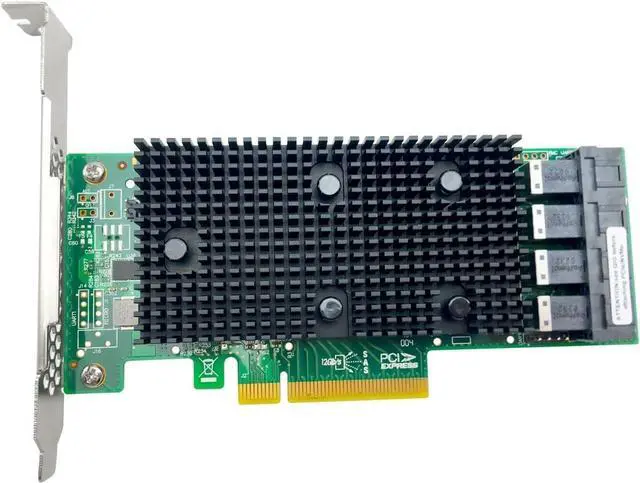 SAS3416 430-16i SATA/SAS HBA IT Mode Controller Card (=9400-16i) 12 Gbps PCIe 16 Port Support NVME HDD