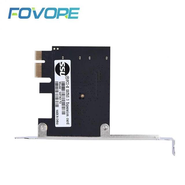 SATA Expansion Card 2 Port SATA 3.0 III 6Gbps PCI-e Expansion Card PCI Express SATA Adapter SATA To PCIe With Bracket