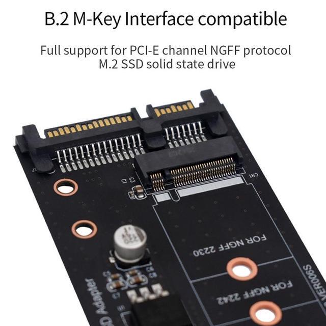 Sata3 To M2 Ngff Adapter Card Key B SSD Solid State Drive To 6G Interface Converter Card Capacity Expansion Board