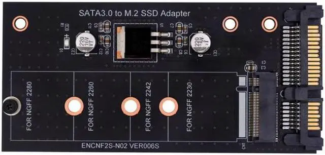 Sata3 To M2 Ngff Adapter Card Key B SSD Solid State Drive To 6G Interface Converter Card Capacity Expansion Board