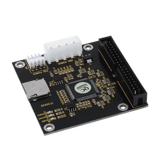 SD SDHC Memory Card TF IDE 3.5 40 Pin Male IDE Hard Disk Drive Adapter Converter