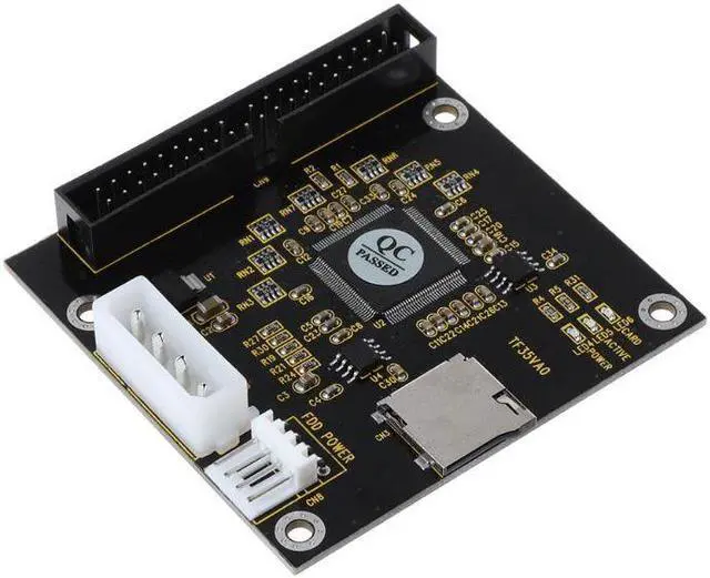 SD SDHC Memory Card TF IDE 3.5 40 Pin Male IDE Hard Disk Drive Adapter Converter