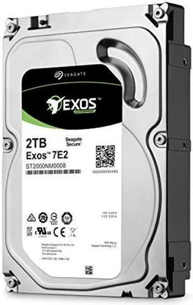 Seagate Bare Drives Seagate Exos 7E2 2TB SATA 6Gb/s 128MB Cache 3.5-Inch Enterprise Hard Drive (ST2000NM0008)