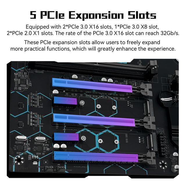 SHANGZHAOYUAN X99 Dual CPU Motherboard Intel LGA 2011-V3 Motherboard For Xeon E5 V3/V4 Series Processor (E-ATX DDR4 Max 256GB PCIe 3.0 NVME/NGFF M.2 SATA 6Gbps USB 3.0 Gigabit LAN)