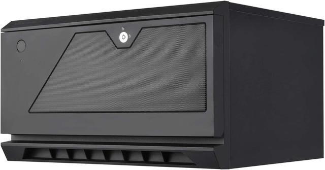 Silverstone CS381 Micro-ATX/Mini-DTX/Mini-ITX 8-Bay Hot-Swap 2.5"/3.5" SAS-12G NAS Storage Case With Two 120mm Dual Ball Bearing Fan Black