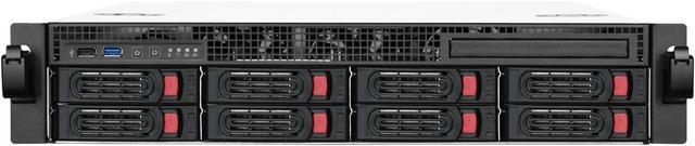 Silverstone RM21-308 2U Rackmount Server Chassis With 8 X 3.5 Hot Swap Bays Micro-ATX Support RM21-308-x