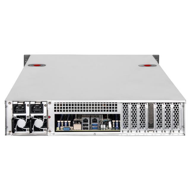 Silverstone RM22-308 2U 8-bay 2.5" / 3.5" HDD / SSD Rackmount Storage Chassis With Mini-SAS HD SFF-8643 12 Gb/s Interface
