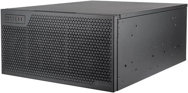 SilverStone RM52 Black Steel 5U Rackmount Server Chassis Primary PSU slot: PS2 (ATX) / Mini Redundant Secondary PSU slot: SFX (occupies 3.5" bracket)