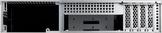 SilverStone Technology 2U Dual 5.25'' Drive Bay Micro-ATX Rackmount Server Chassis SST-RM23-502-MINI