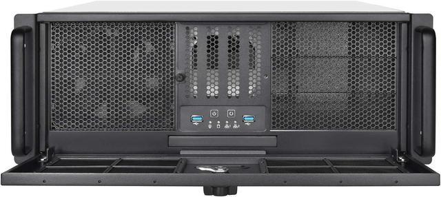 SilverStone Technology 4U Rackmount Server Chassis With 3 X 5.25 Front Bays With CEB/ATX/mATX/Mitx Support RM400 Cases SST-RM400