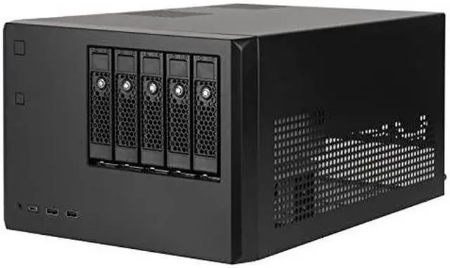 SilverStone Technology CS351 5-Bay SAS-12G / SATA-6G hot-swappable high Performance NAS Chassis SST-CS351