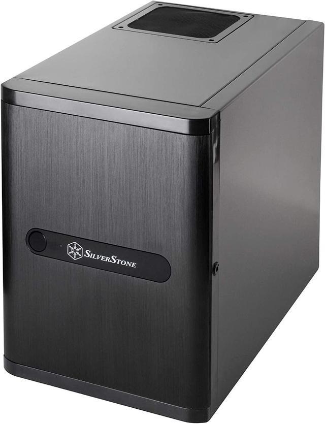 SilverStone Technology Premium Mini-Itx/DTX Small Form Factor NAS Computer Case Black