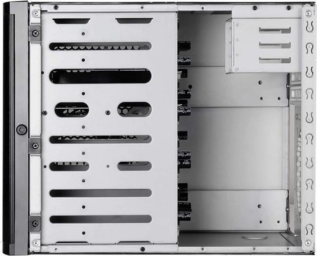 SilverStone Technology Premium Mini-Itx/DTX Small Form Factor NAS Computer Case Black