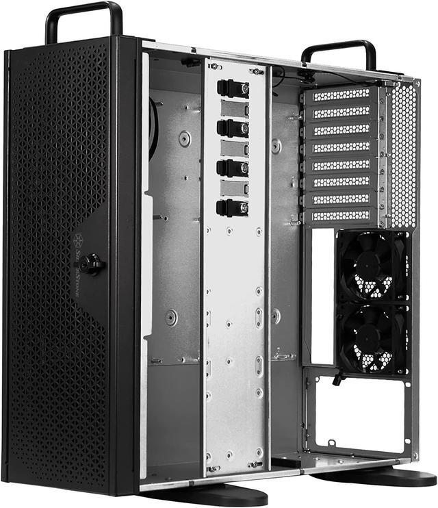SilverStone Technology RM44 4U Rackmount Server Chassis With Enhanced Liquid Cooling Capability (up To 360mm Radiator)